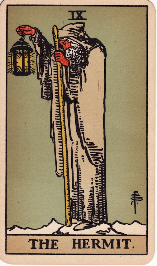 The Hermit tarot card