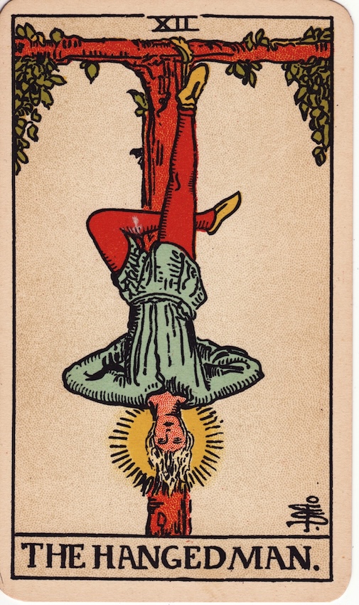 The Hanged Man tarot card